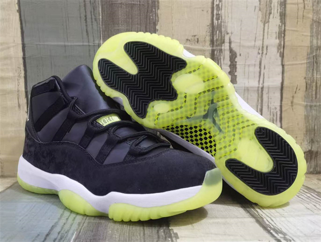 Women's Black Running weapon Air Jordan 11 Shoes 029